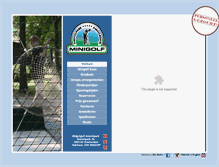 Tablet Screenshot of midgetgolf-amstelpark.nl